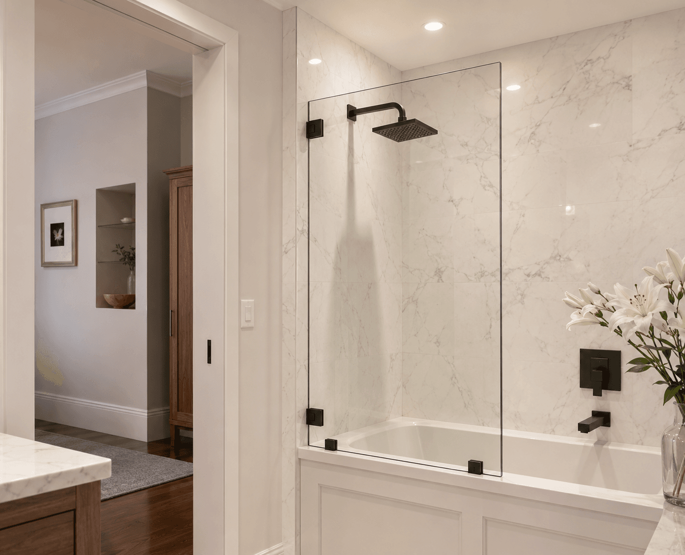 How to Stop a Glass Shower Door From Leaking